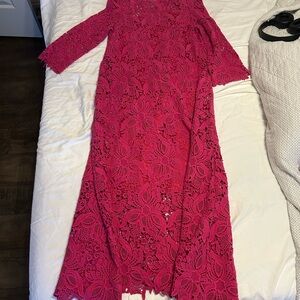 Raluca Mihalceanu Pink Lace Dress